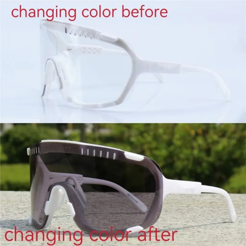 POC DEVOUR Road Bike Outdoor Windproof Glasses Sports Mountaineering Mountain Climbing Running Bike Riding Windproof Glasses
